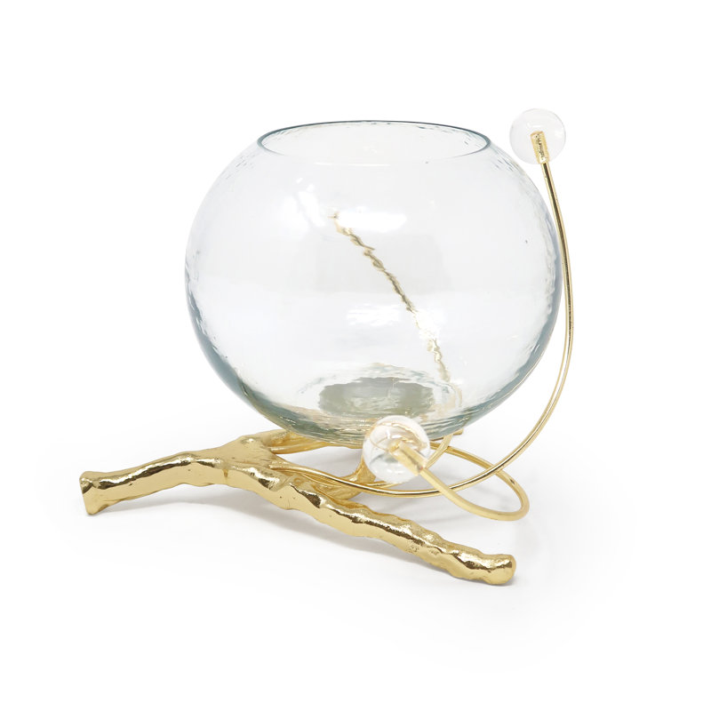 Centre de table Branch Branch, Or / transparent