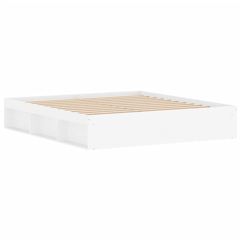 Afriani Storage Bed, Super King (6'), White