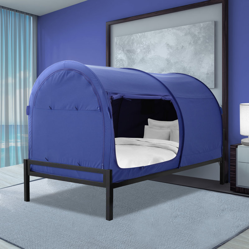 Rideaux d'intérieur, Bleu, Complète