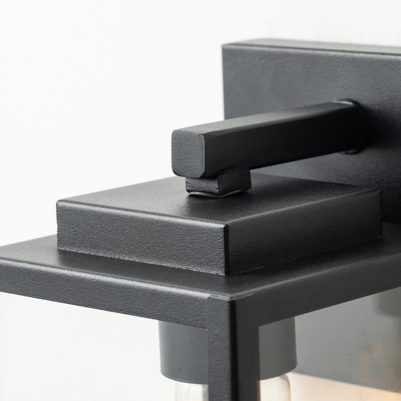 Matte Black 18.6cm H Outdoor Sconce