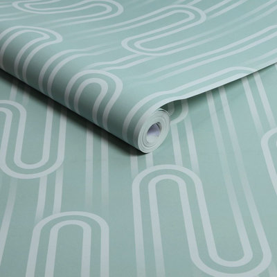 Envy Ups n Downs Geometric Wallpaper