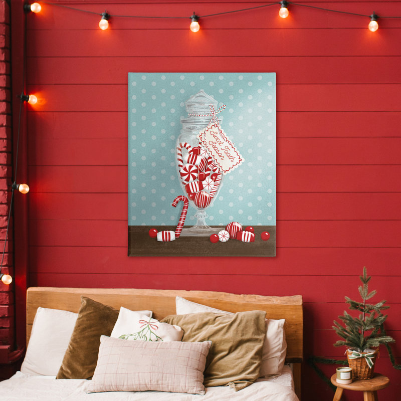 Toile Sweet Tooth Season, conception de Jilly Jack Designs, H 48 po x l 36 po