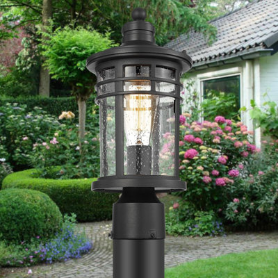145 Inch Outdoor Post Lights Lamp Outdoor Lighting Waterproof Aluminum With Glass