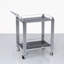 70 cm Tea Wine Serving Cart for Kitchen Accessories, Drinks Trolley with Wheels