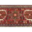 Tapis de couloir oriental tribal rouge 2X9'5 One-of-a-Kind