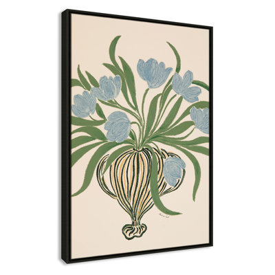 Colette La Poire Blue Tulips Print by Camilla Bergqvist