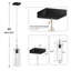 Lustre carré en cristal-129036984-129036985