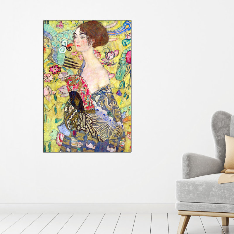 Gustav Klimt - Wrapped Canvas Painting, 90cm H x 60cm W x 1.8cm D