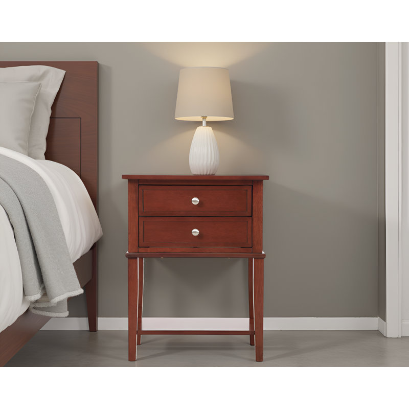 Zeist Cherry Nightstand, Cherry