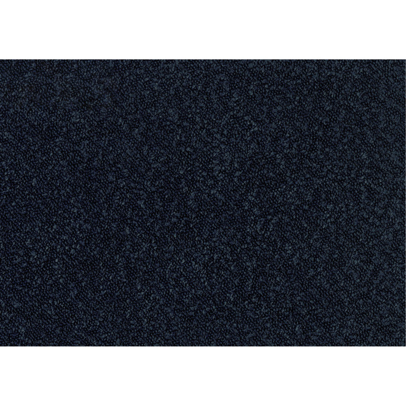 Chaise pivotante moderne avec revêtement bleu Boucle et construction solide contemporaine