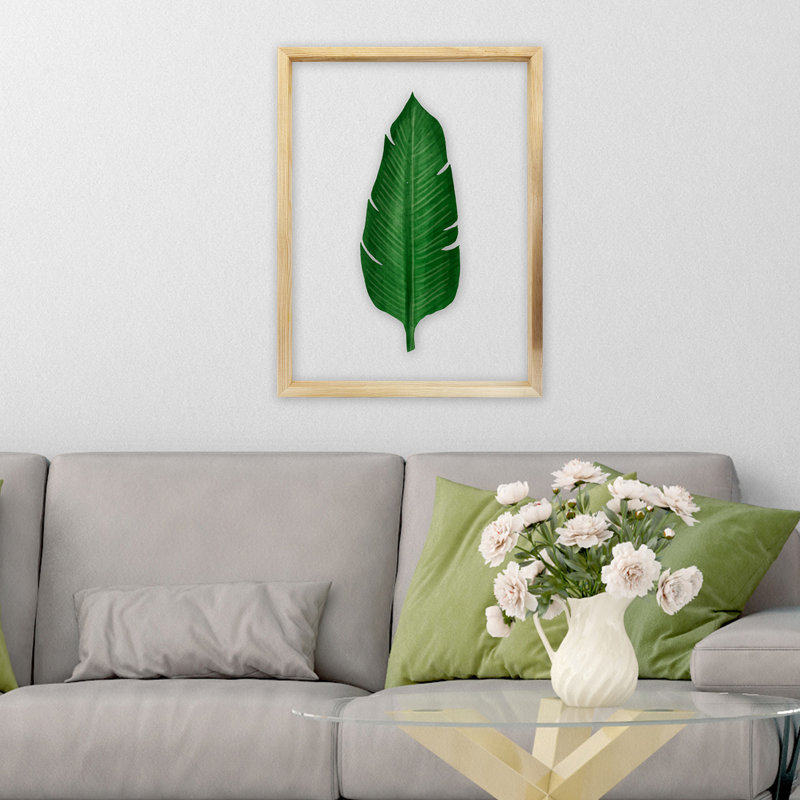 Élégante peinture décorative encadrée, 12,6 po x 16,5 po | 100% verre (épaisseur: 0,1 pouce) et cadre en bois | Impression numérique UV | Parfait pour la décoration de la maison, le salon ou le bureau, une œuvre d'art élégante et accrocheuse