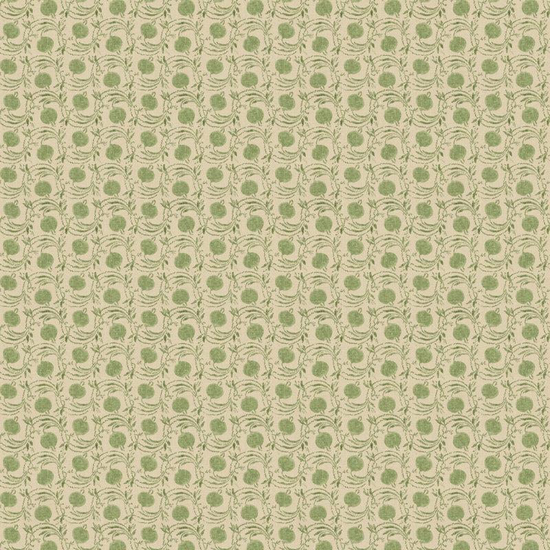 2'9" L x 27.58" W Wallpaper Roll, Green