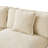 Geneveve 113.8"W Chenille Upholstered Sofa With Ottoman, 5 Compressed Pillows & Compressed Foam Cushions-531383342