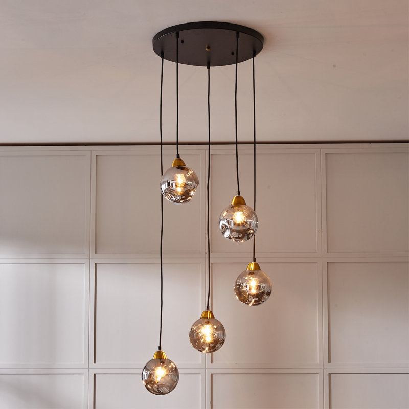 Rotan 5 - Light Cluster Pendant