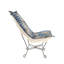 Fauteuil Puff complet Navajo bleu marine