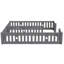 Solid Wood Montessori Floor Bed With Star Guardrails, For Two 90X200cm European Single Beds, Twin Kids Playpen Bed-1043551372-1043616447