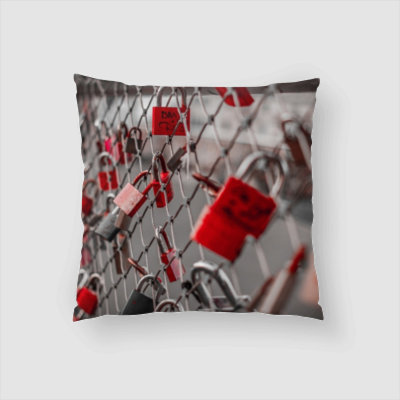 Microsuede Reversible Throw Pillow