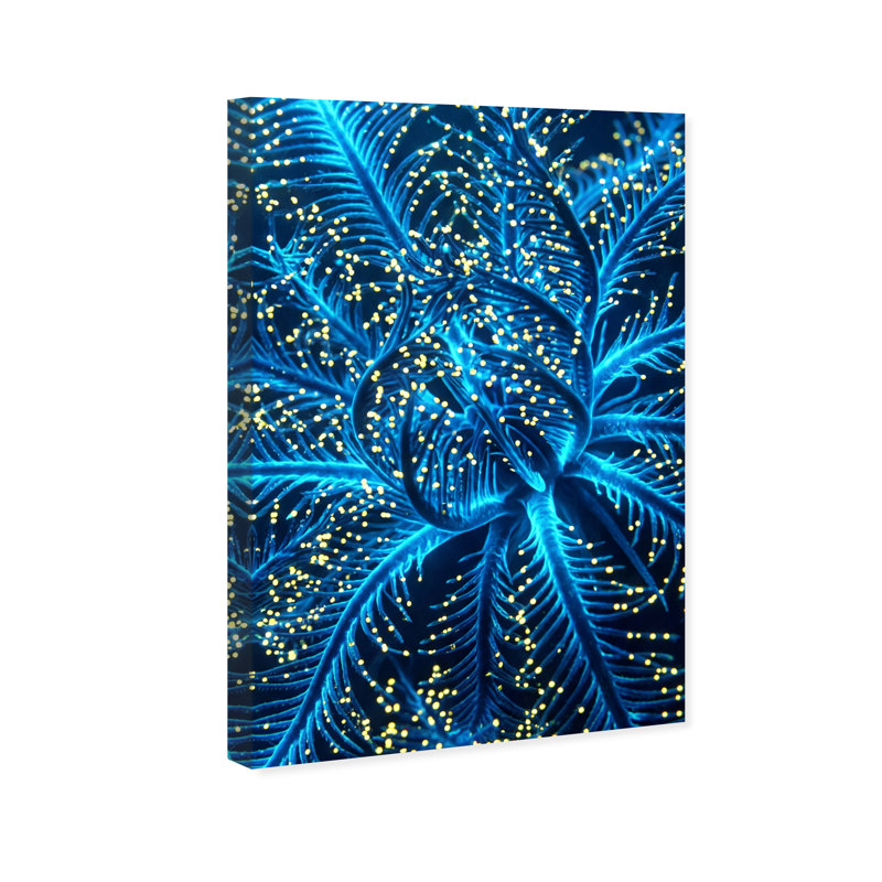 Neon Bloom Print by Oliver Gal, 45"H x 30"W, Gallery Wrapped