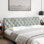 Coussin de tête de lit vidaXL gris clair vidaXL