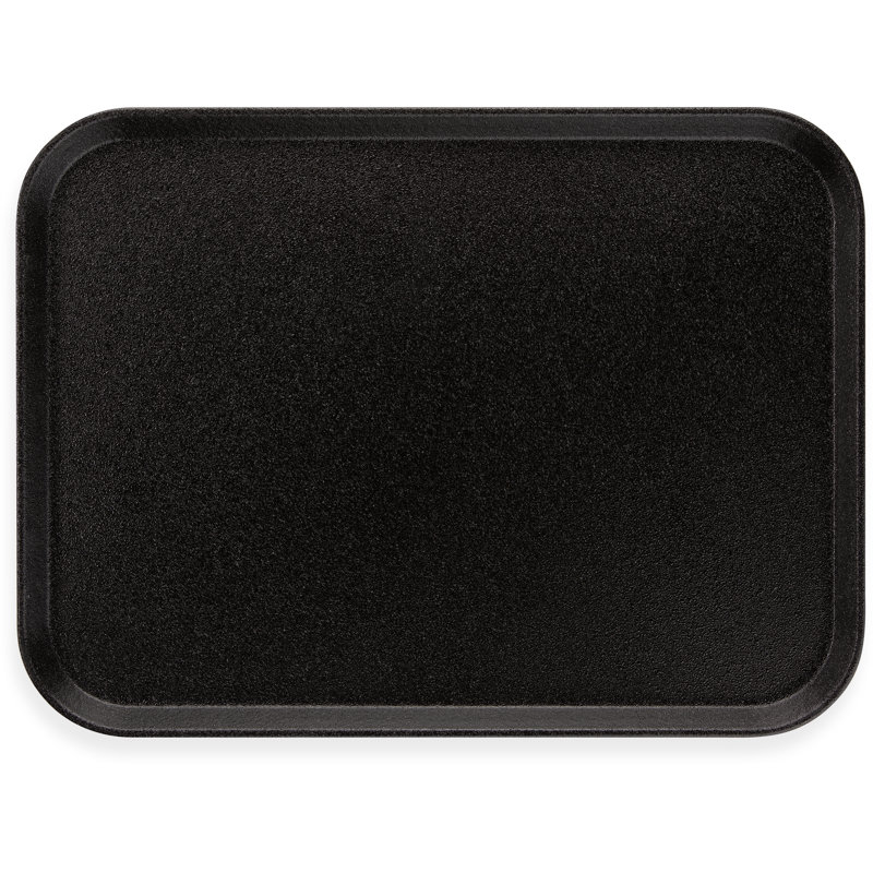 Carlisle Food Service Products Griptite Plastic Tray, 1"H x 20"W x 15"L, Black
