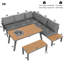 7 - Person Patio Dining Set with Rectangular Table