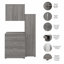 Ensemble de rangement modulaire 3 pièces 44,02 po Universal Storage-61380877