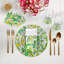 Plumeria Round Beaded Smooth Placemat-568597132