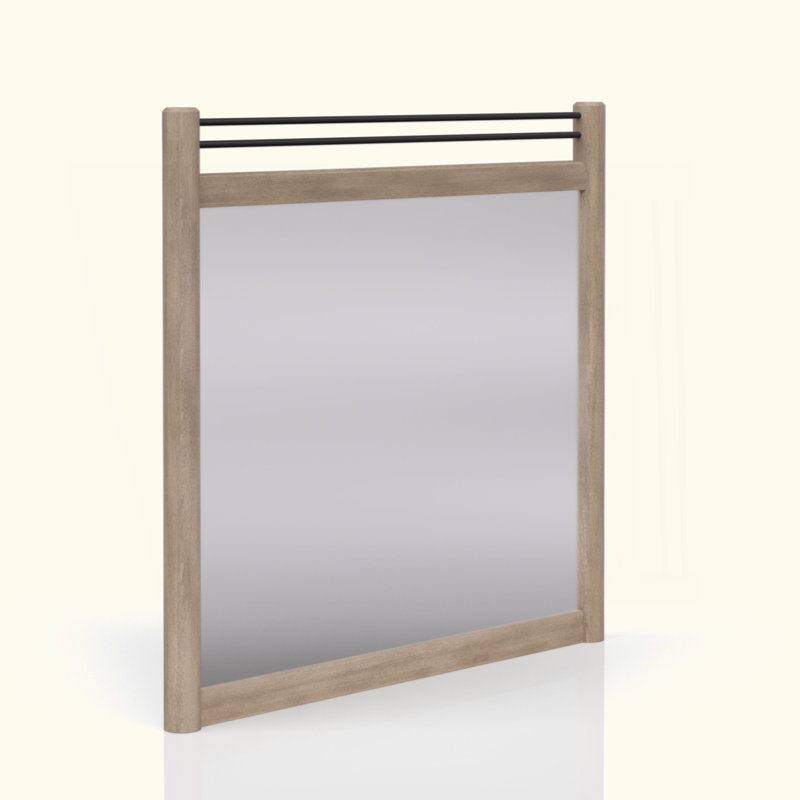 Miroir à affiche couleur sable