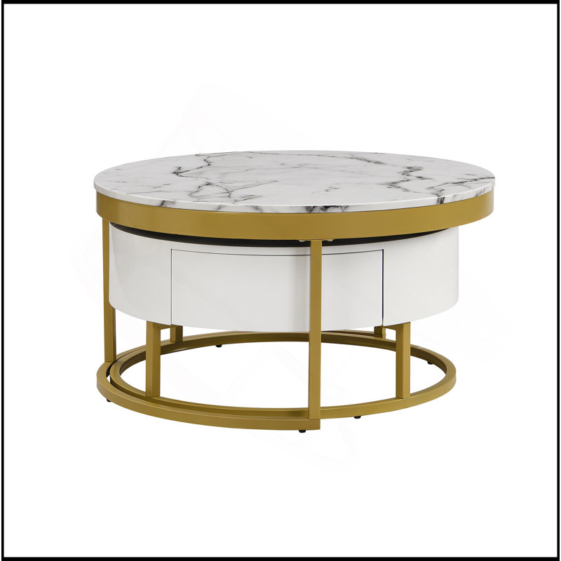 Table basse gigogne moderne avec tiroirs Modern