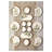 14 Pieces 100% Ceramic Floral Round & Oval Breakfast Set