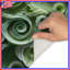 Intricate Green Swirls Bath Mat-305551323