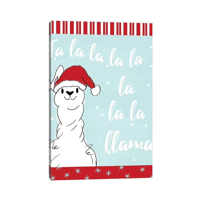 Fa La Llama by Anna Quach - Wrapped Canvas Print, 66.04 cm H x 45.72 cm W