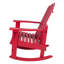 Ensemble de chaise berçante et table en bois Bremment Adirondack-91436986