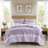 4 PCS Seersucker Quilt Set with Throw-130473781