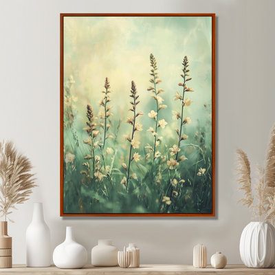 Art sur toile, "Green Country Wildflowers Dream"