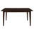 Gianna Cappuccino 5-piece Rectangular Dining Set