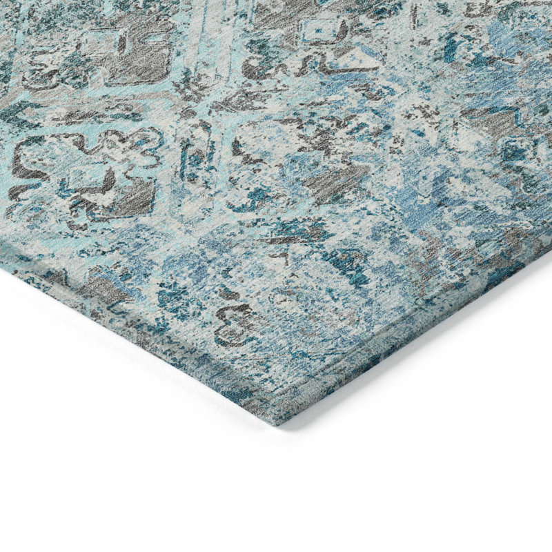  Mahaney Indoor/Outdoor Area Rug with Non-Slip Backing, Rectangle 8' x 10'