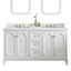 Ensemble de meuble-lavabo double 60 po Ahanu-566041992