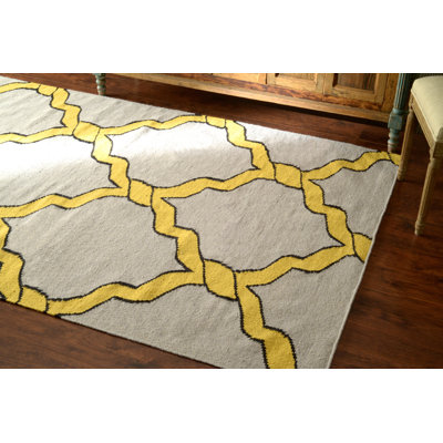 Hazeltine Flatweave Wool Geometric Indoor Rug