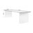 Black Rectangular Solid Wood + Acrylic desk-1806994807