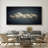 Navy Blue Clouds Artwork, Simple Minimalist Calm Wall Pictures, Giclee Canvas Digital Print Extra Large Framed Wall Art-111653200-111653201