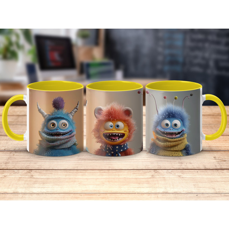Ceramic Coffee Mug, Yellow