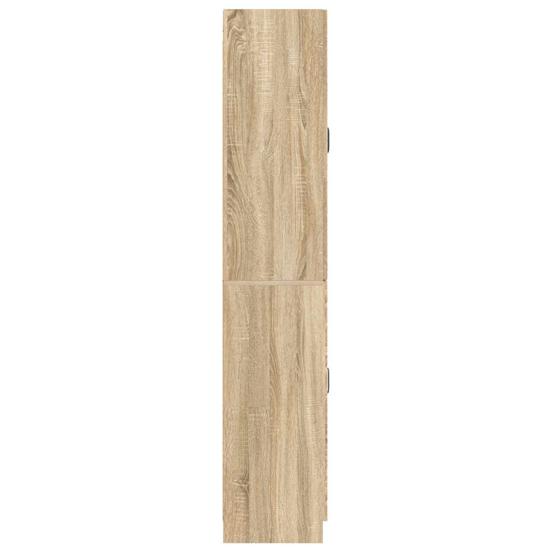 3 -Door 3 -Drawer 3 -Shelf Storage Cabinet, Sonoma Oak
