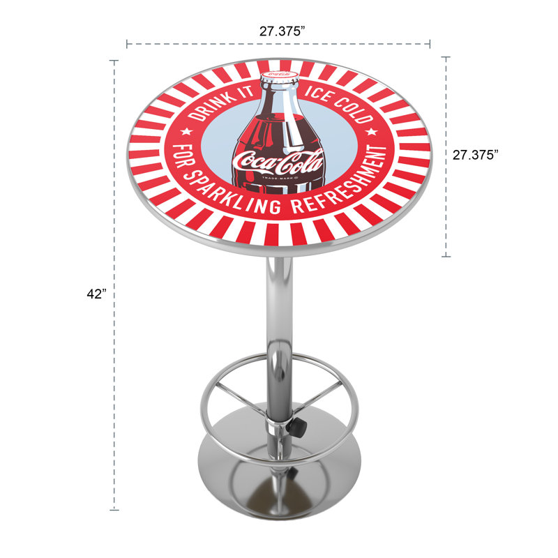 Round Metal Base Dining Table