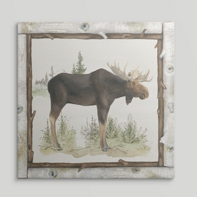 «Family Cabin III» par Sanaa, impression de Beth Grove, H 10 po x l 10 po x P 1,5 po, Toile