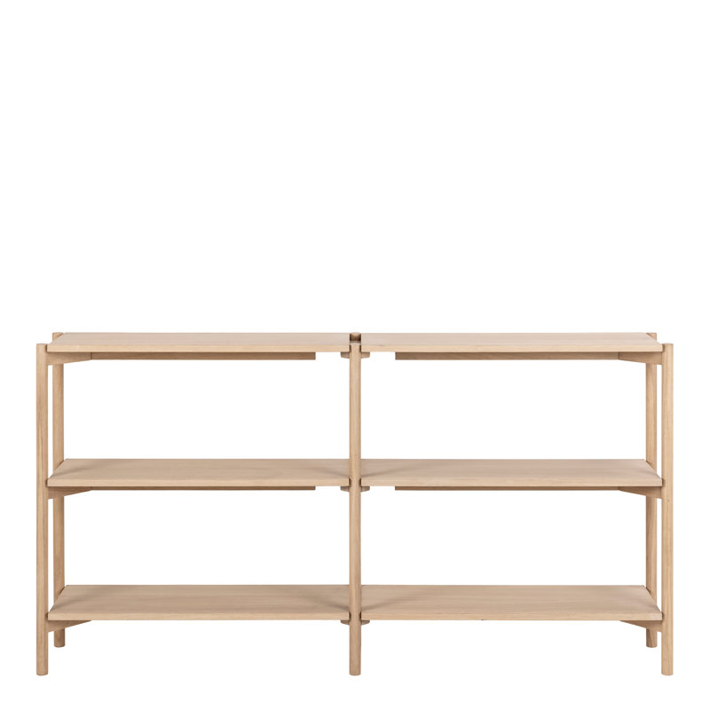 Glouster 88.4cm H x 169cm W Standard Bookcase, Sonoma Oak