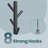 Coat Rack with 8 Hooks and Storage Shelf-106496963