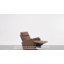 Fauteuil inclinable et pivotant en cuir respirant-1455291199