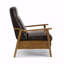 Accoudoir en bois Asher avec dossier inclinable avec fonction inclinable - bruni bruni