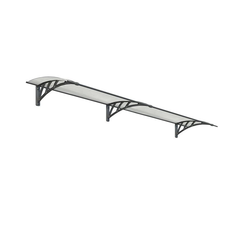 Canopia By Palram 273cm W x 86cm D Glass Clear Cover Retractable Door / Window Awning